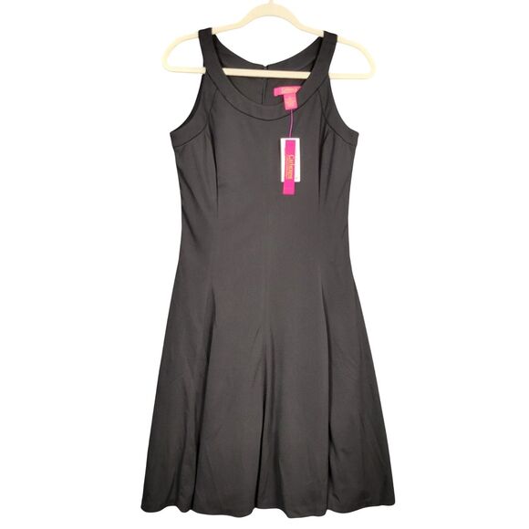 Catherine Malandrino Dresses & Skirts - NWT CATHERINE MALANDRINO Black Sleeveless Fit & Flare Cocktail Dress SIZE 8